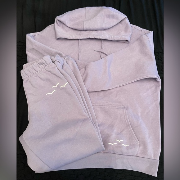 Lazy Pants lavender Sweat Set - Picture 1 of 1